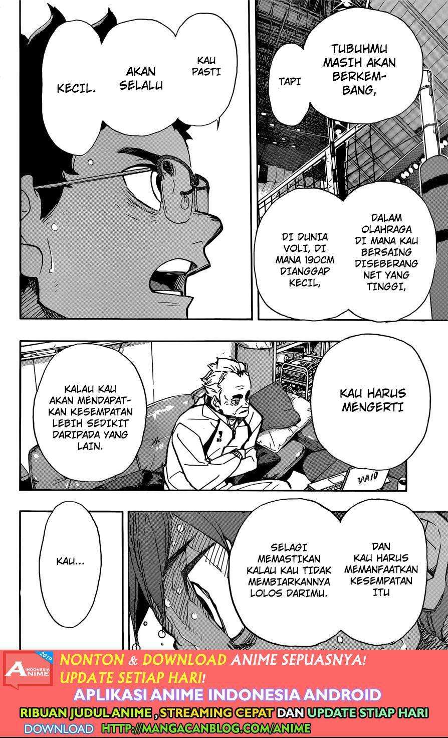 Haikyuu!! Chapter 365 - halaman 9