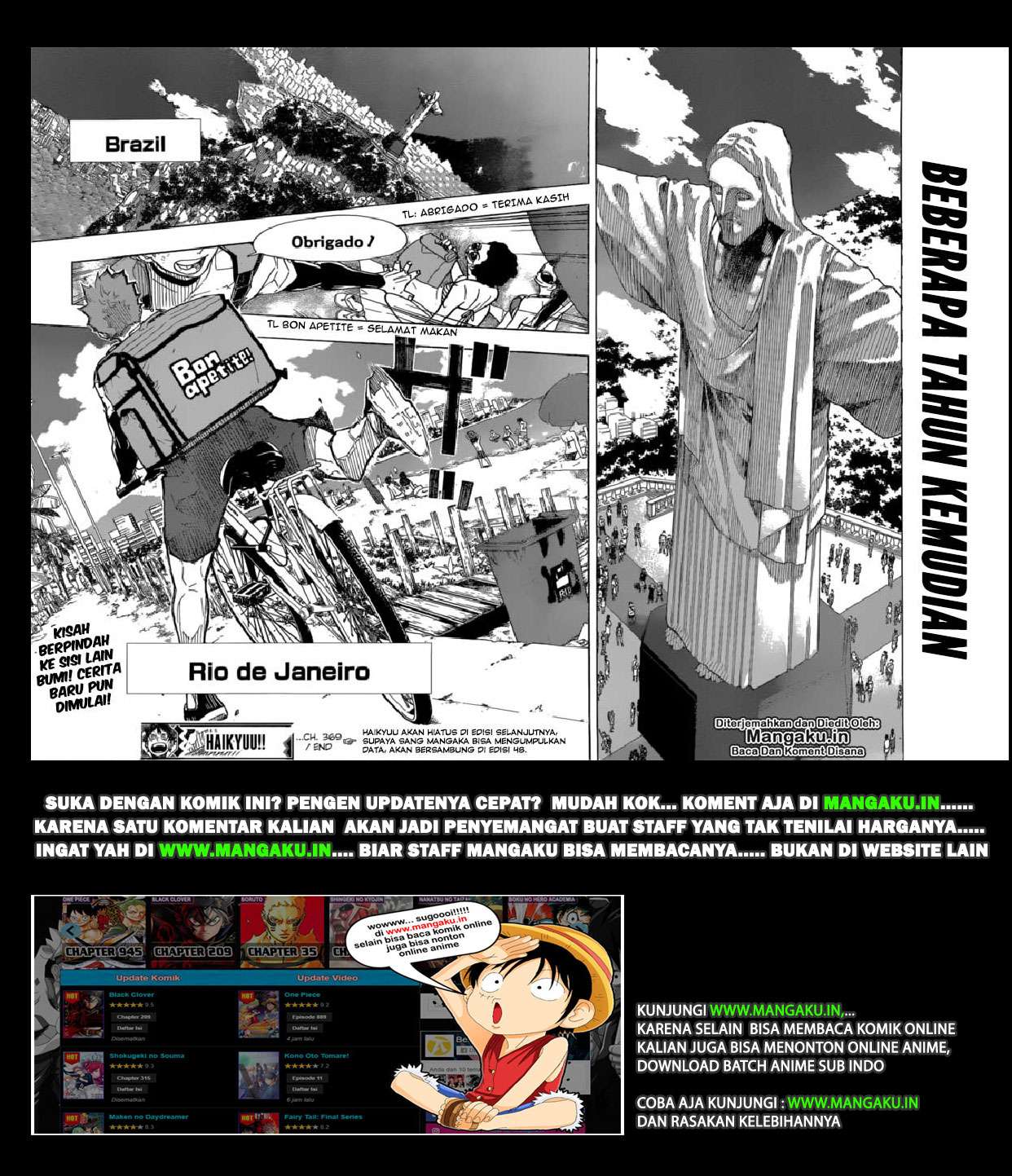 Haikyuu!! Chapter 369 - halaman 15