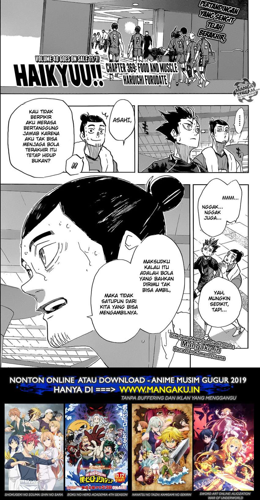 Haikyuu!! Chapter 369 - halaman 2