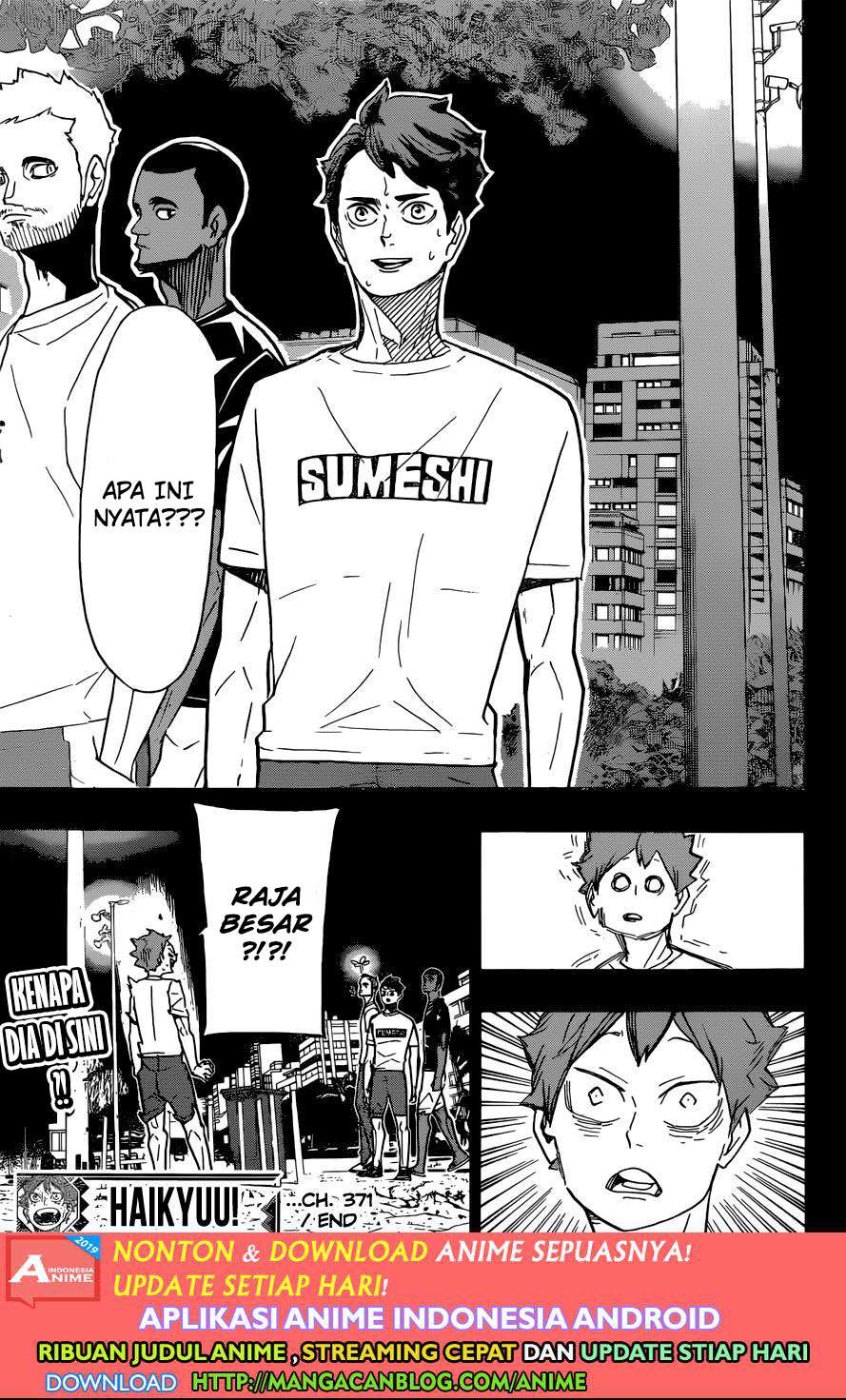 Haikyuu!! Chapter 371 - halaman 19