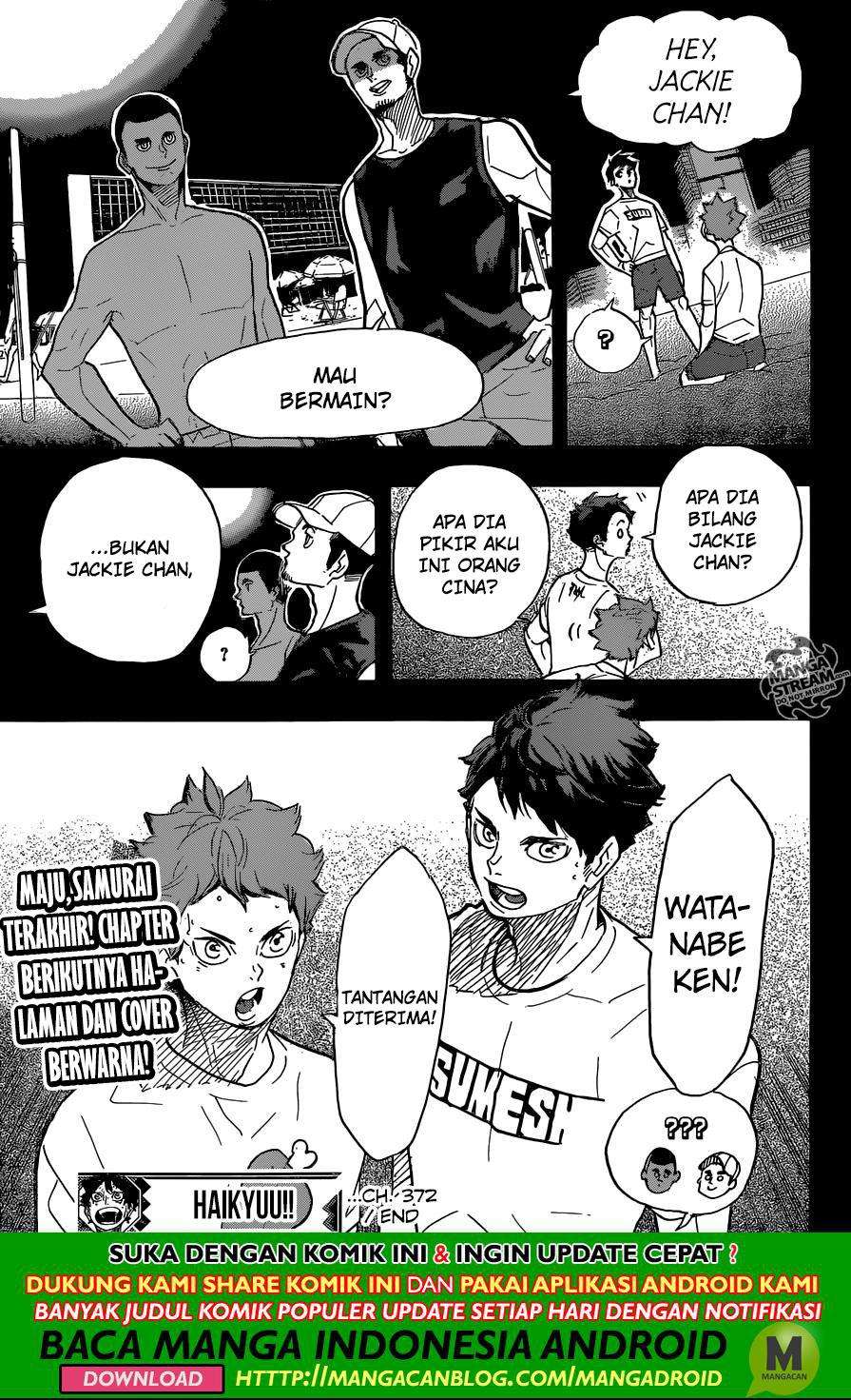 Haikyuu!! Chapter 372 - halaman 18