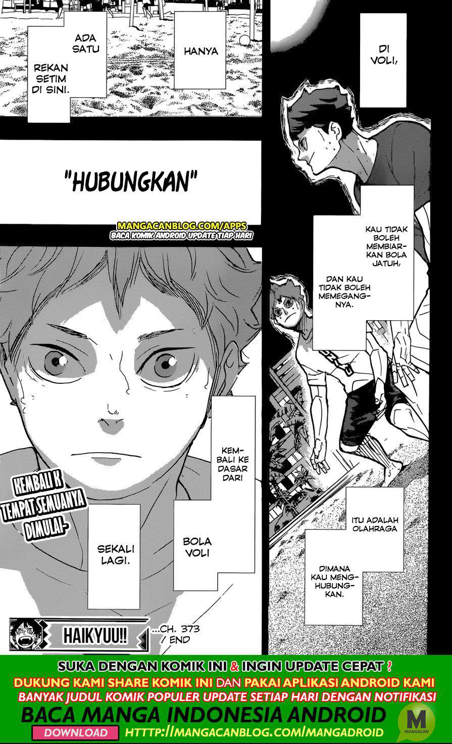 Haikyuu!! Chapter 373 - halaman 19