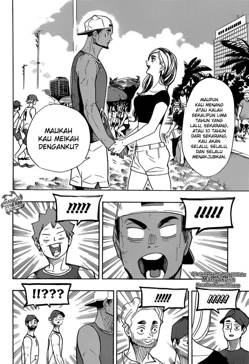 Haikyuu!! Chapter 377 - halaman 10