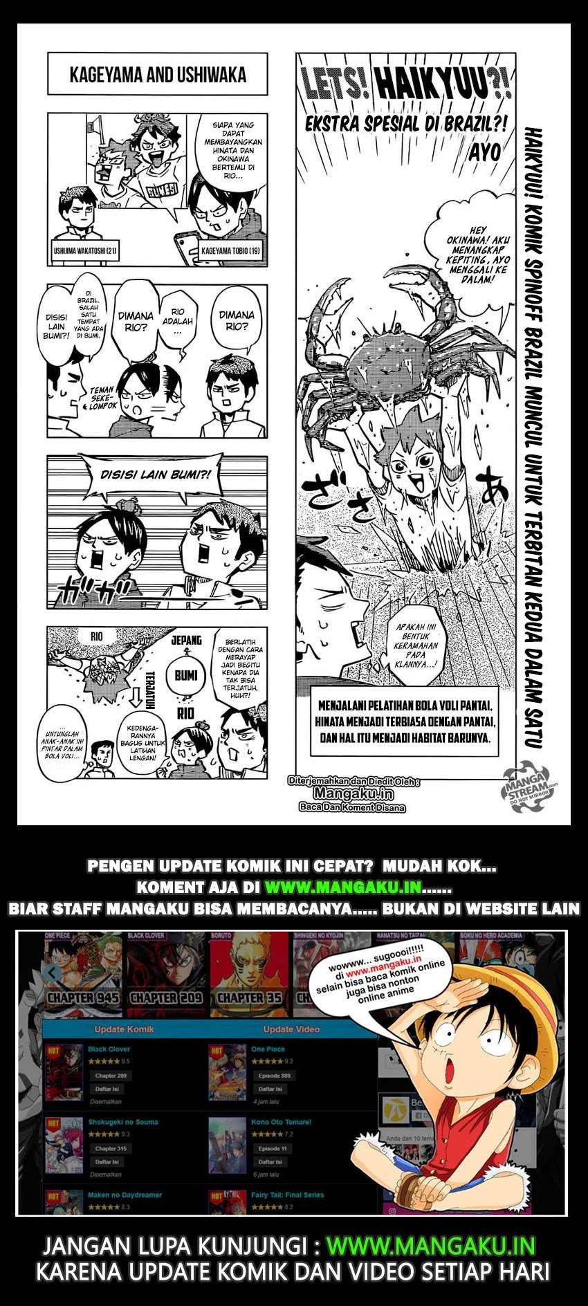 Haikyuu!! Chapter 377 - halaman 19