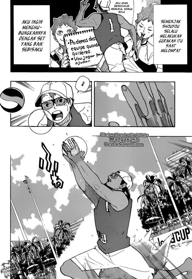 Haikyuu!! Chapter 377 - halaman 6