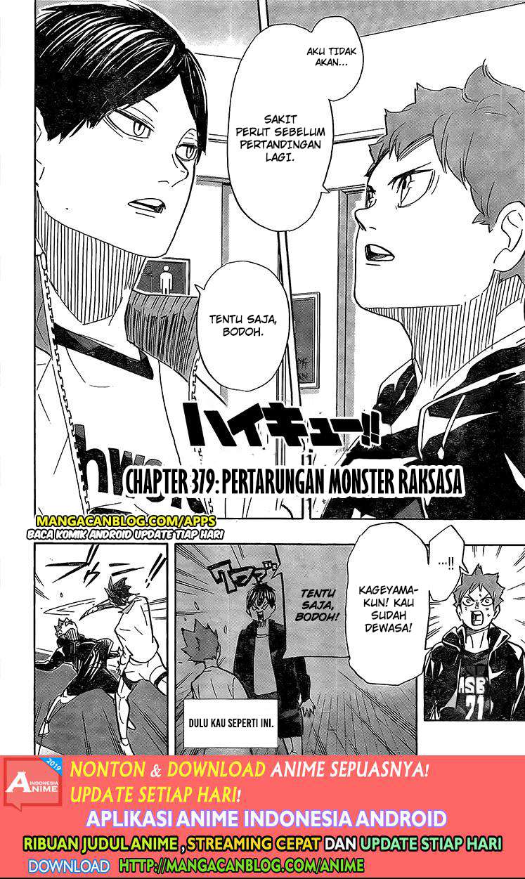 Haikyuu!! Chapter 379 - halaman 2