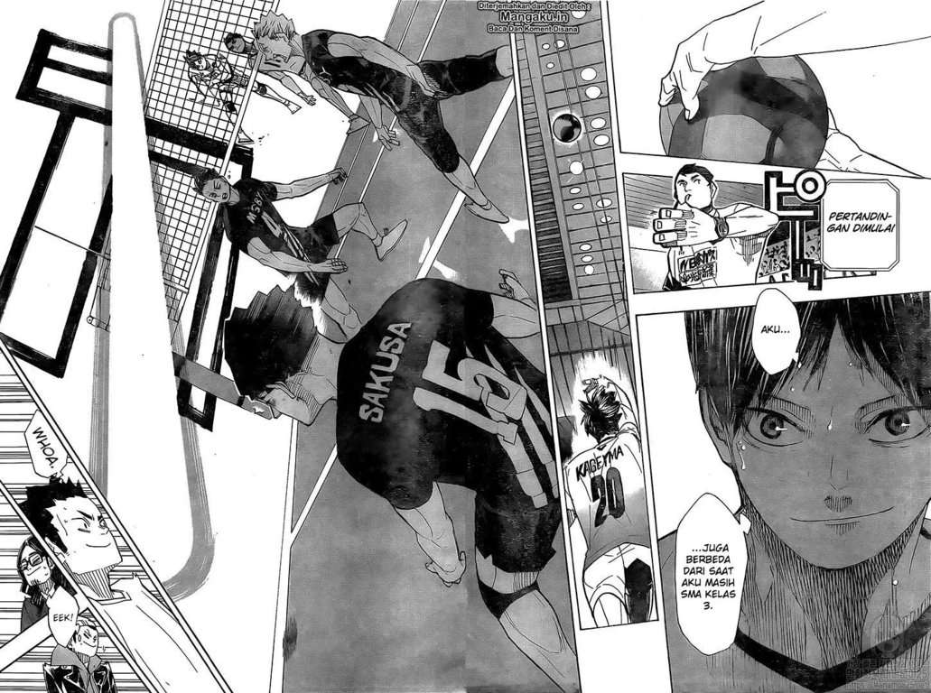Haikyuu!! Chapter 380 - halaman 9