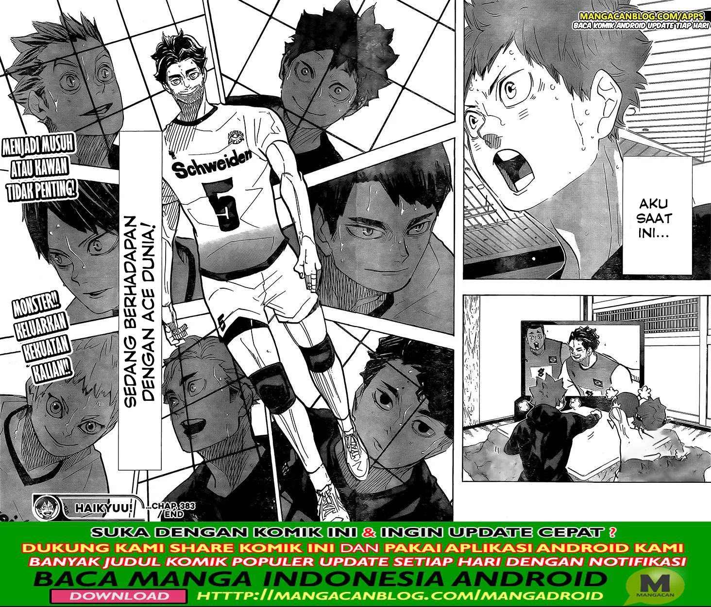 Haikyuu!! Chapter 383 - halaman 16