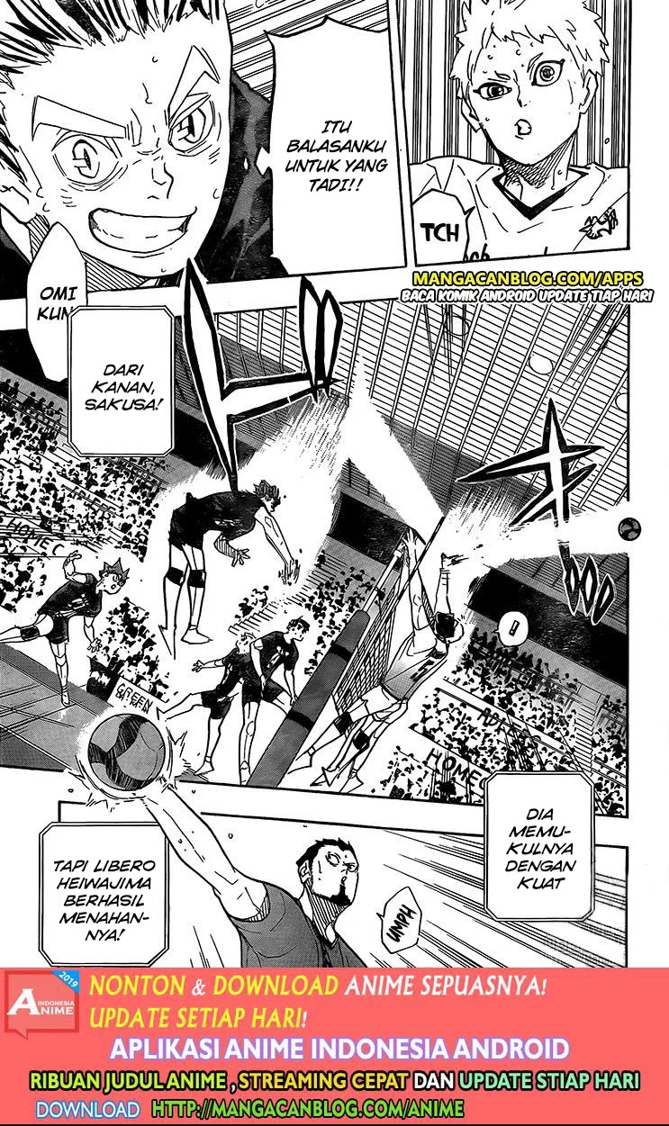 Haikyuu!! Chapter 383 - halaman 8