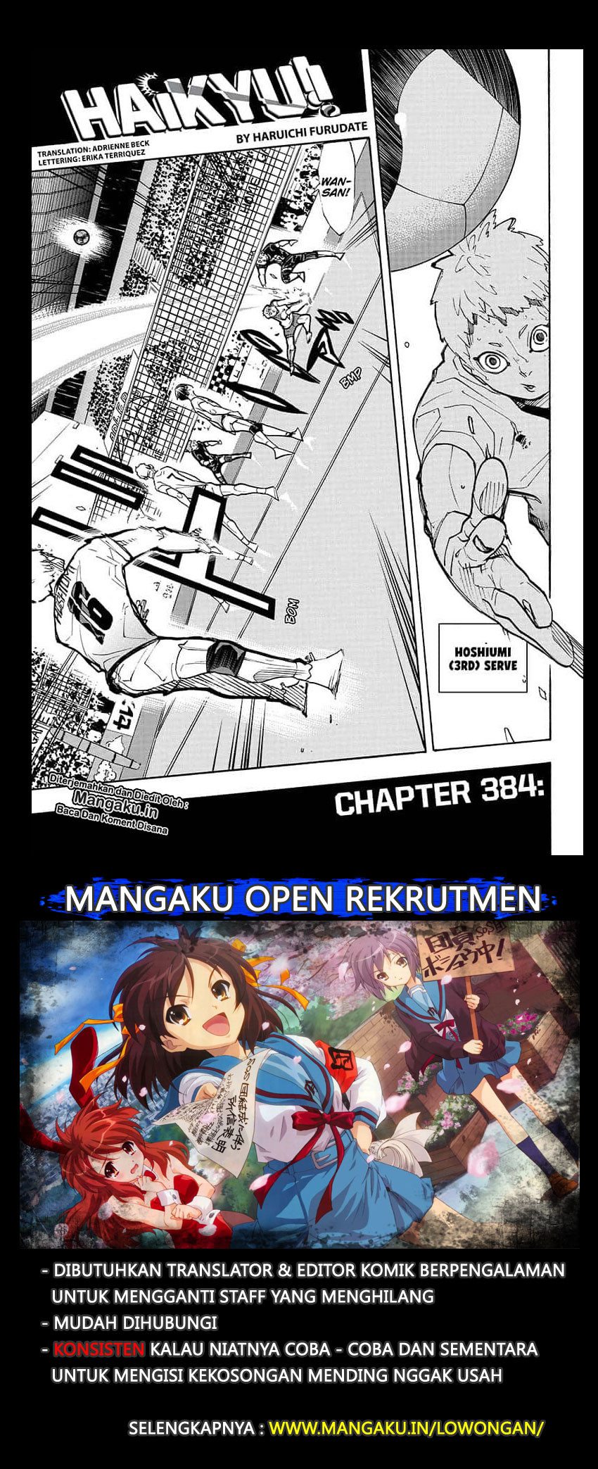 Haikyuu!! Chapter 384 - halaman 2