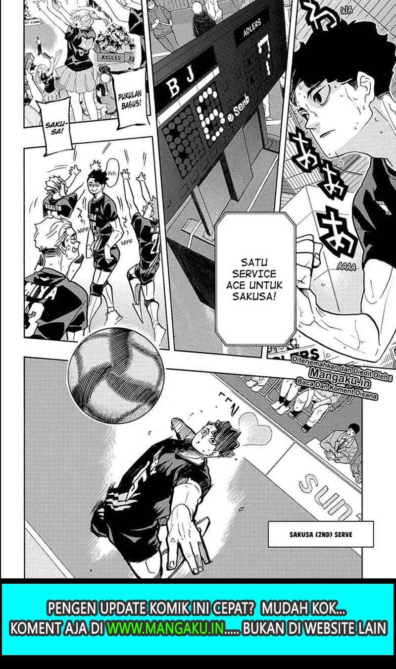 Haikyuu!! Chapter 384 - halaman 9
