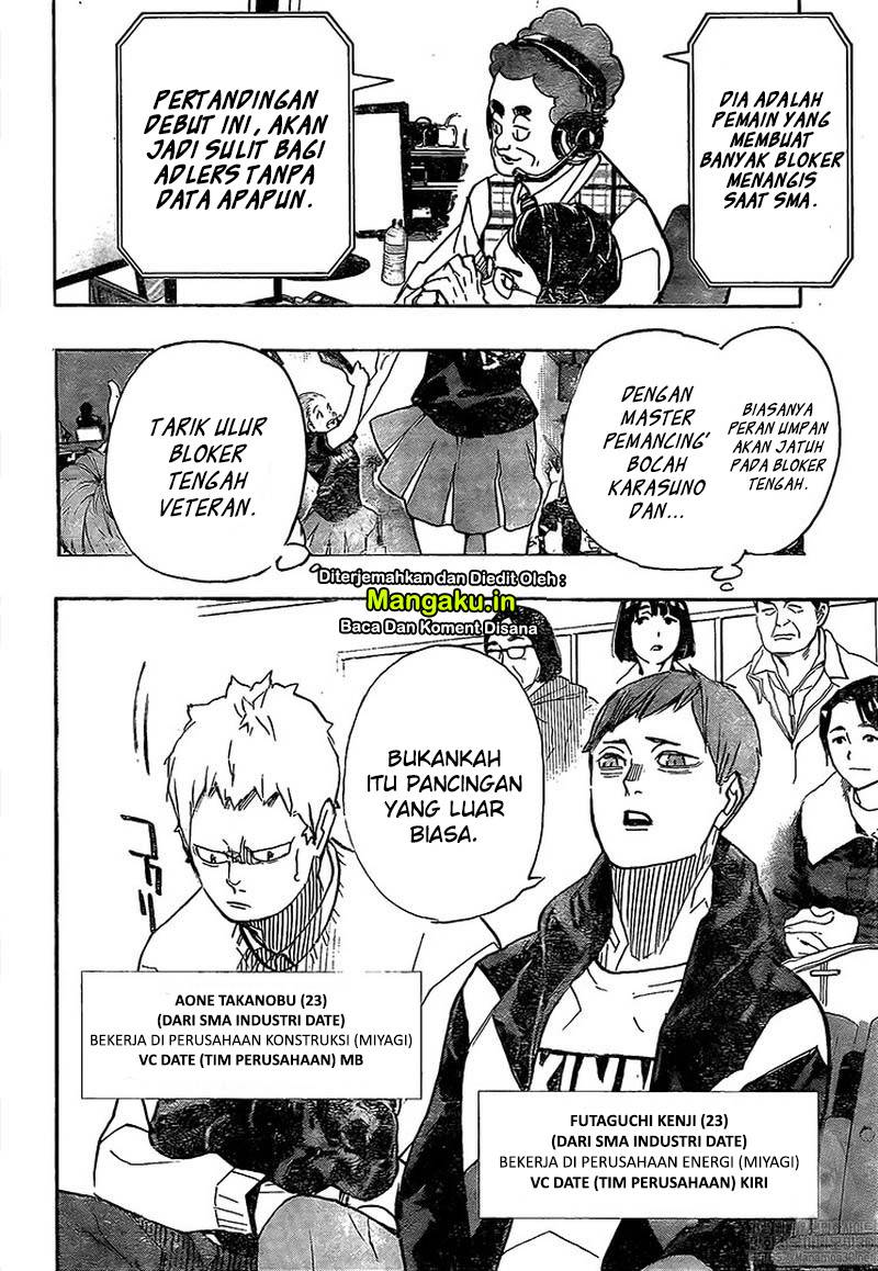 Haikyuu!! Chapter 385 - halaman 10