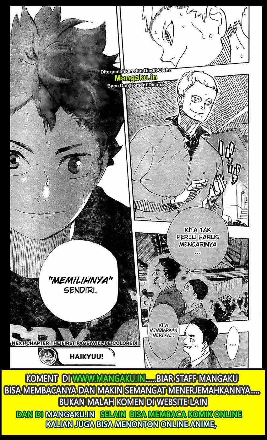 Haikyuu!! Chapter 385 - halaman 18
