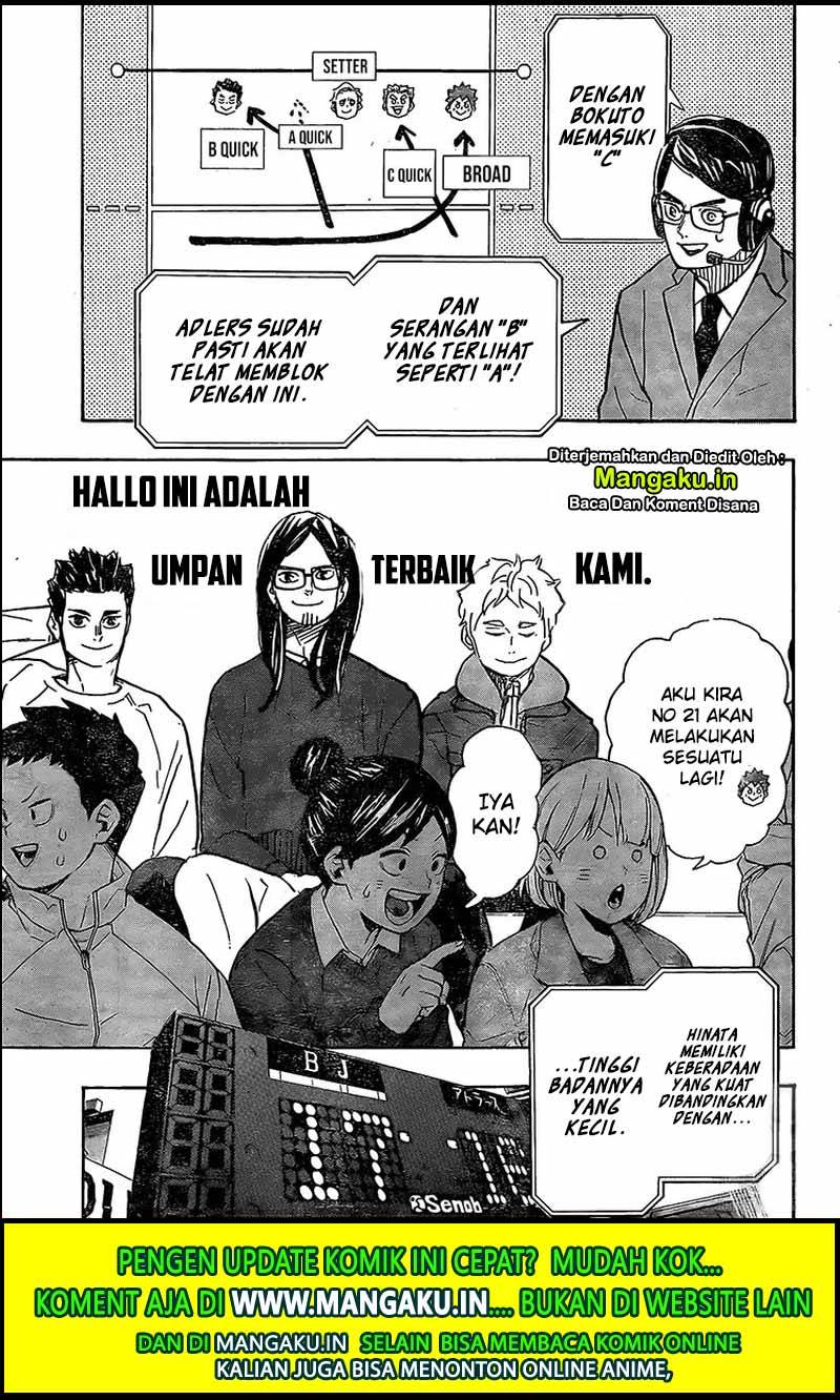 Haikyuu!! Chapter 385 - halaman 9