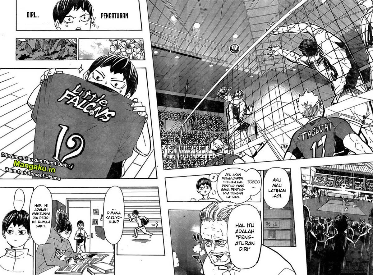 Haikyuu!! Chapter 387 - halaman 9