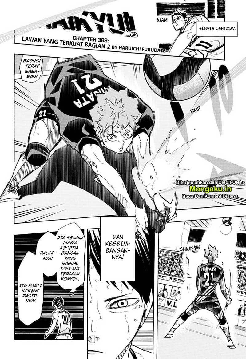 Haikyuu!! Chapter 388 - halaman 3