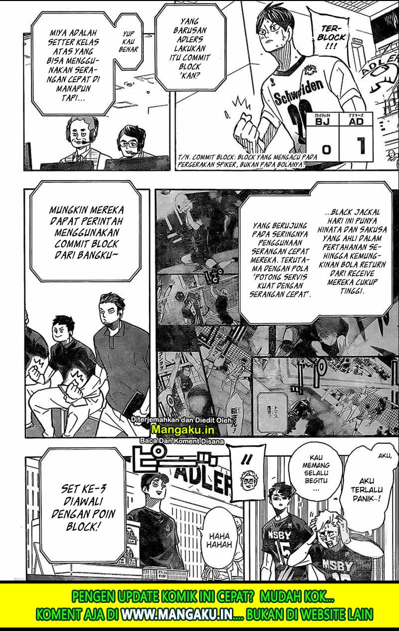 Haikyuu!! Chapter 390 - halaman 6