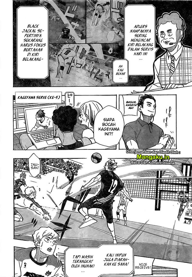 Haikyuu!! Chapter 390 - halaman 8