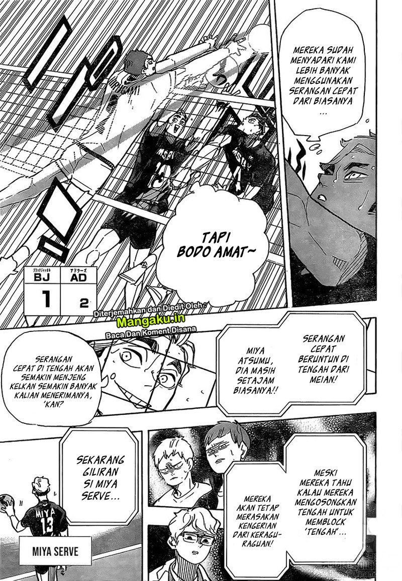 Haikyuu!! Chapter 390 - halaman 9