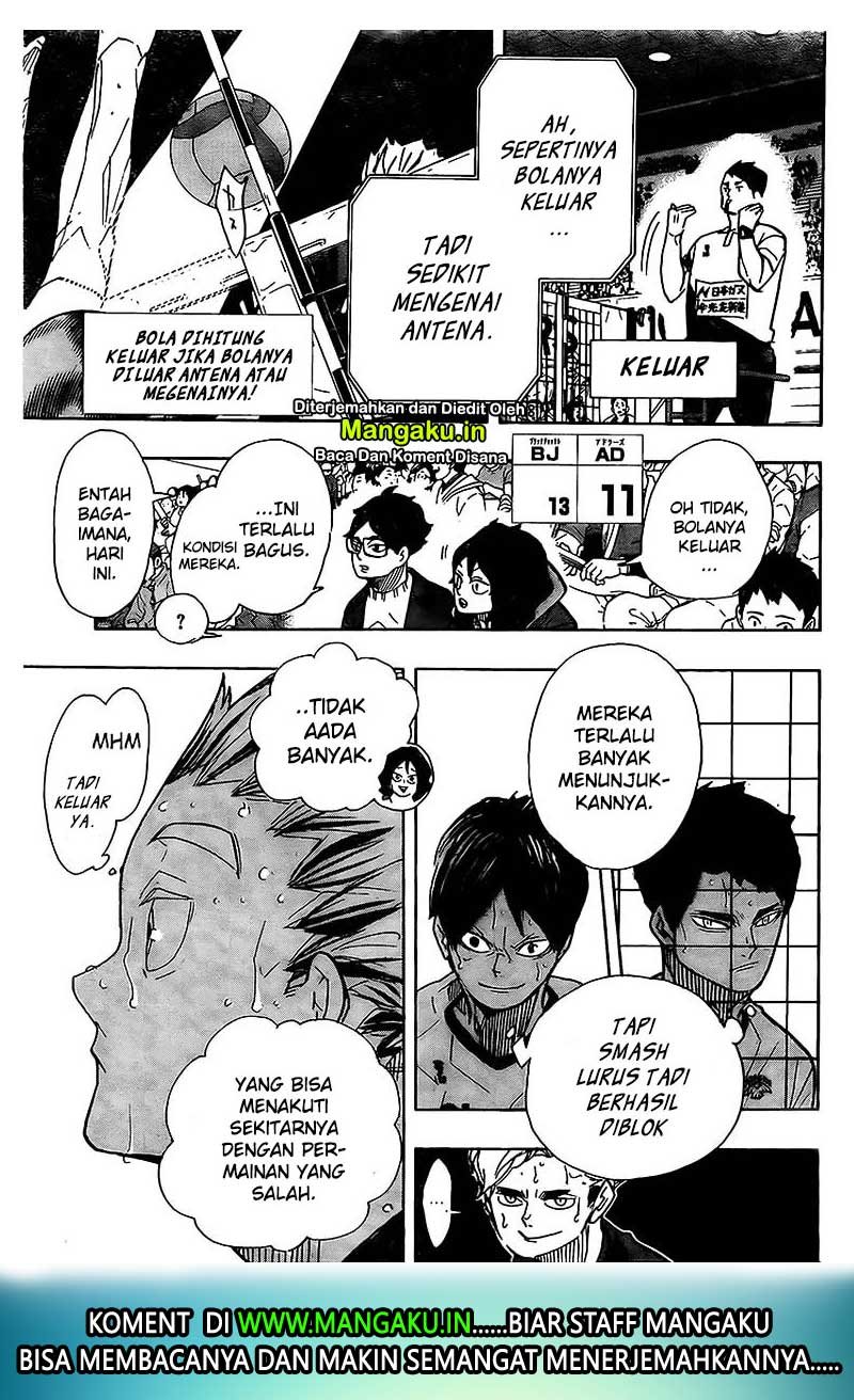 Haikyuu!! Chapter 392 - halaman 6