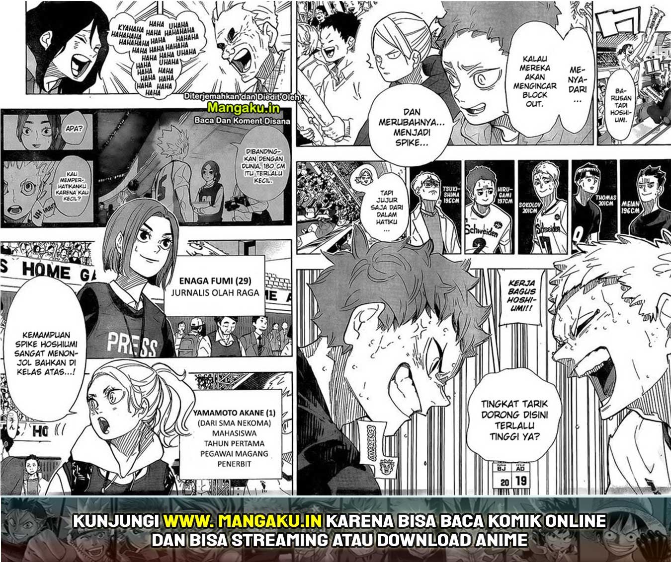 Haikyuu!! Chapter 393 - halaman 14