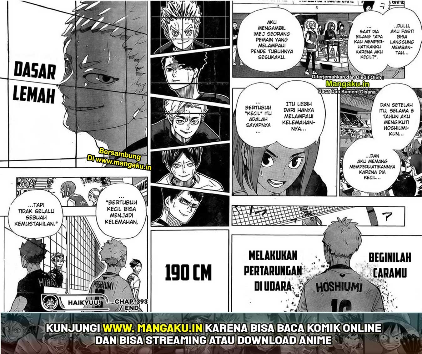 Haikyuu!! Chapter 393 - halaman 15