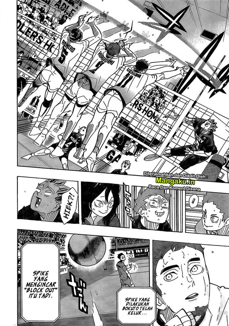 Haikyuu!! Chapter 393 - halaman 8