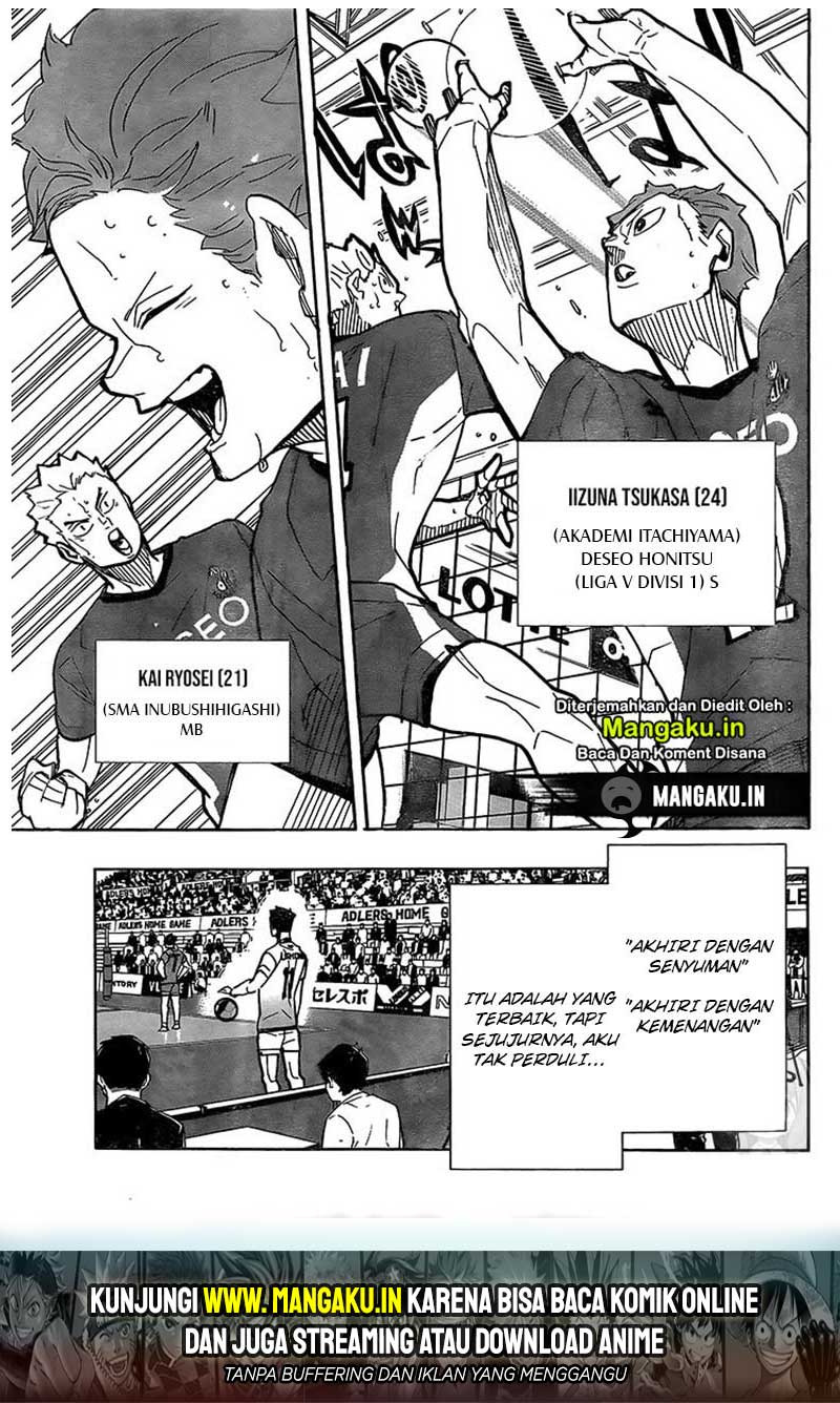Haikyuu!! Chapter 394 - halaman 18