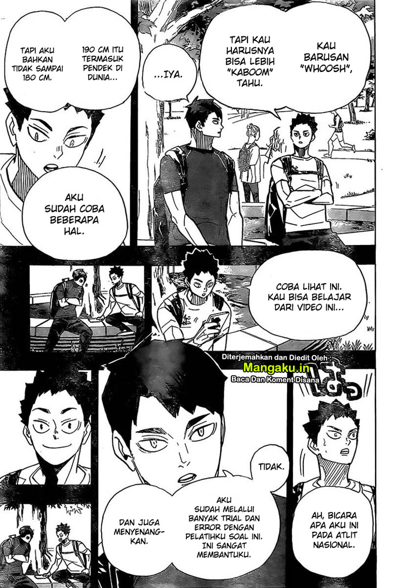 Haikyuu!! Chapter 395 - halaman 10