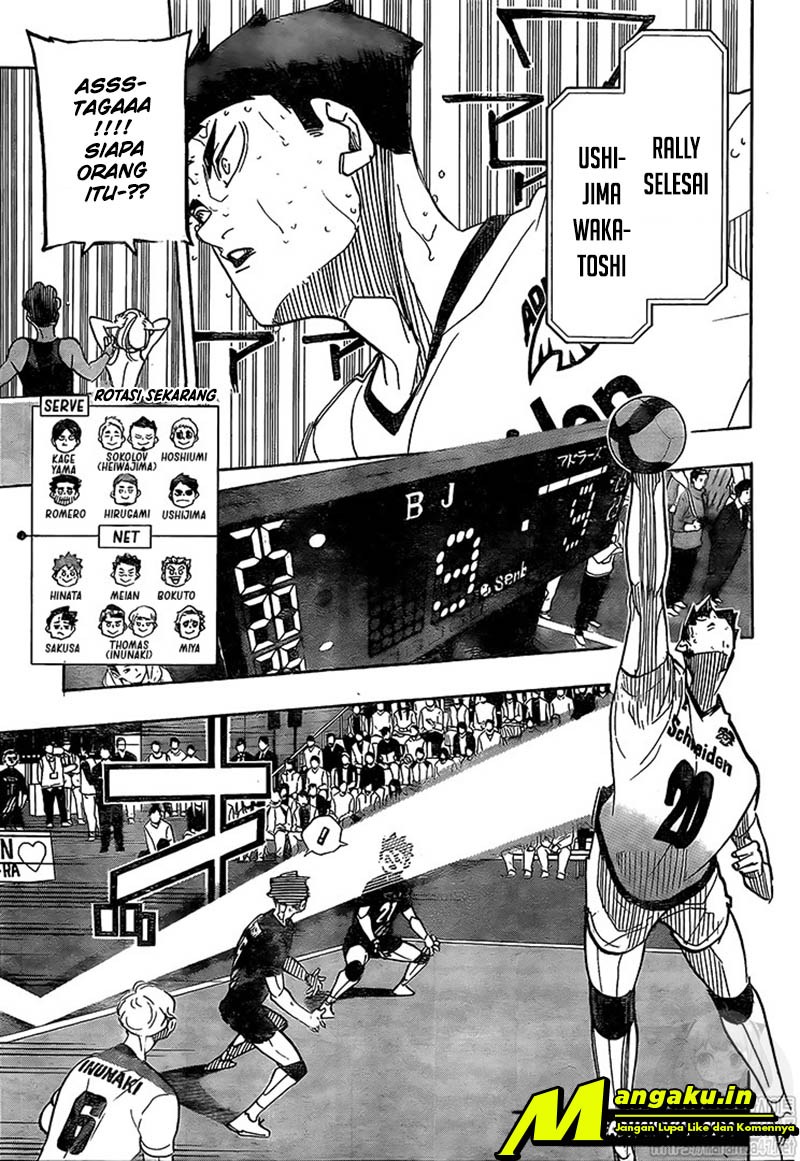 Haikyuu!! Chapter 397 - halaman 6