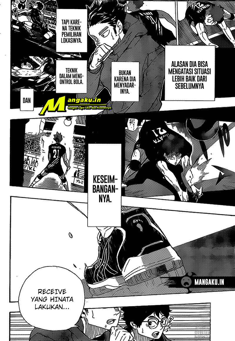 Haikyuu!! Chapter 398 - halaman 10
