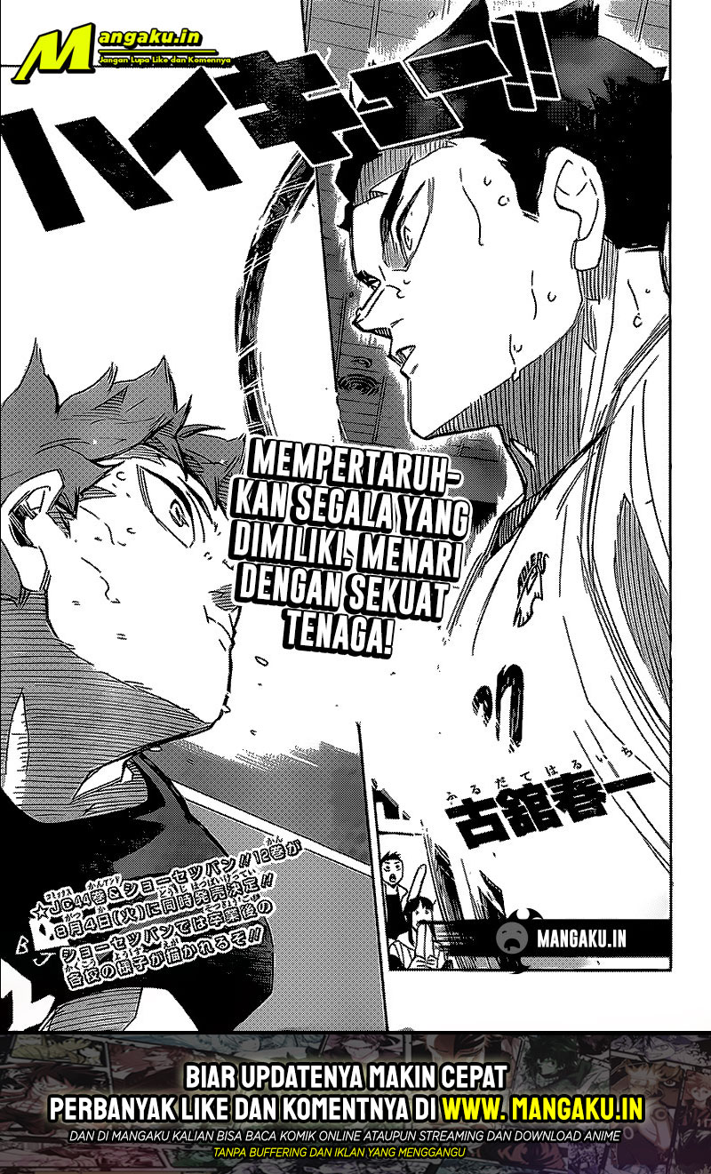 Haikyuu!! Chapter 398 - halaman 2