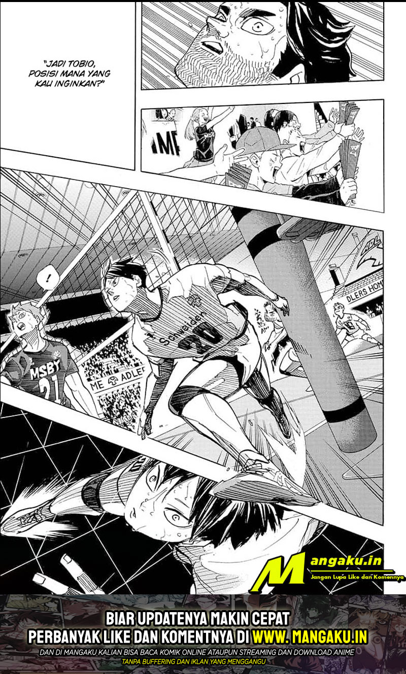 Haikyuu!! Chapter 399 - halaman 13