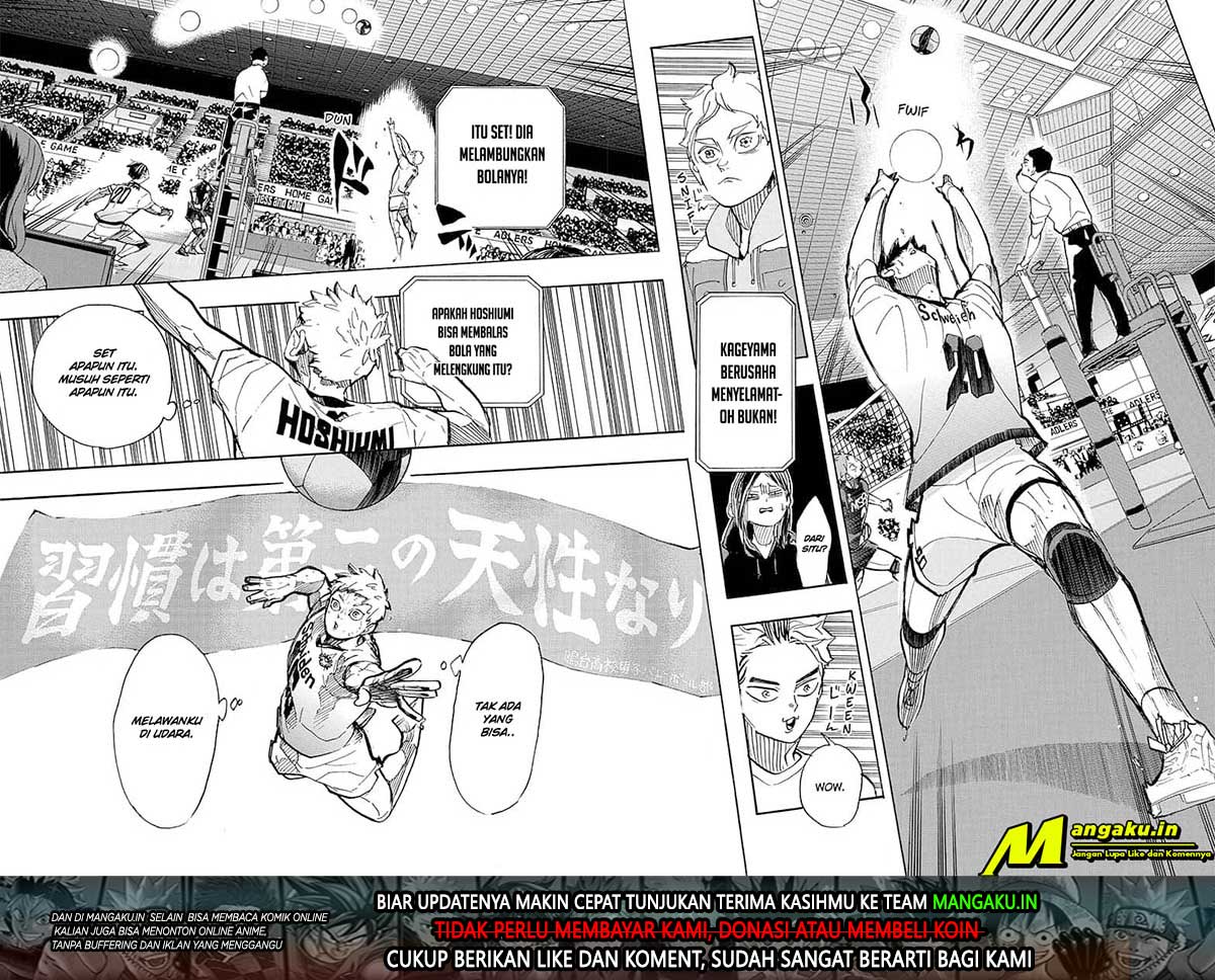 Haikyuu!! Chapter 399 - halaman 14
