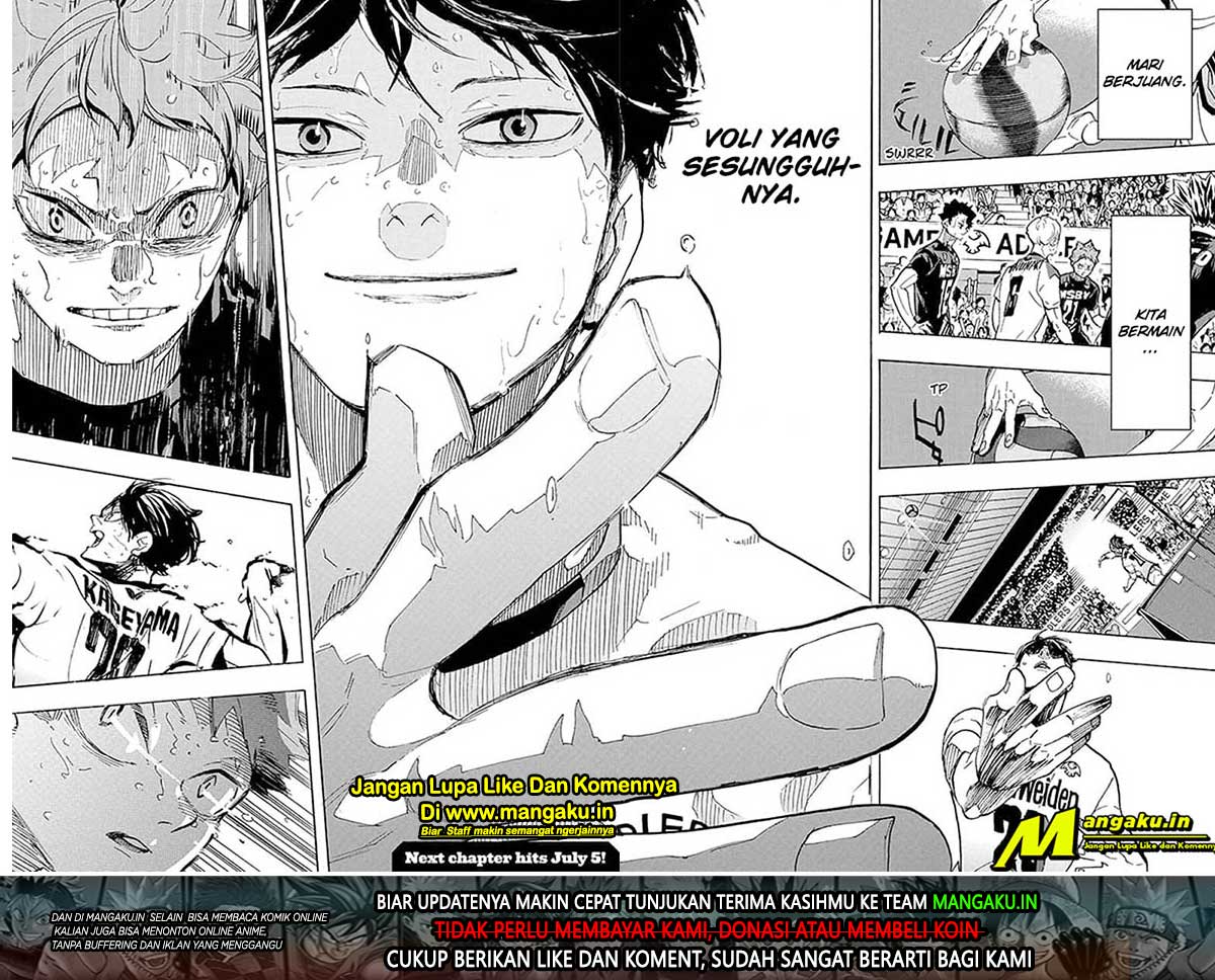 Haikyuu!! Chapter 399 - halaman 16