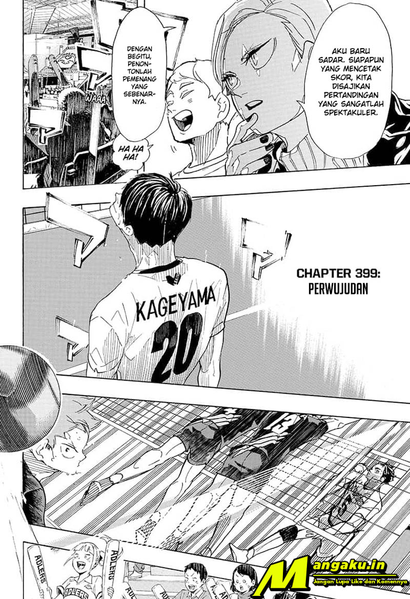 Haikyuu!! Chapter 399 - halaman 5