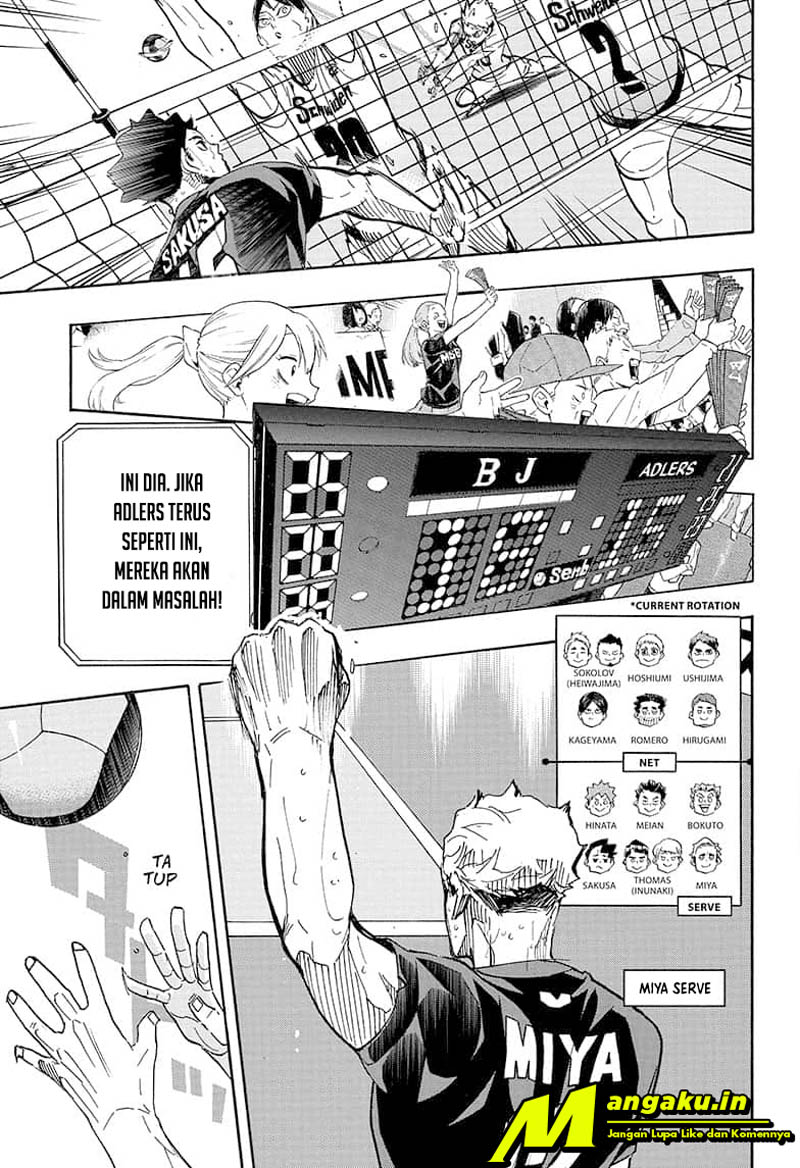 Haikyuu!! Chapter 399 - halaman 6