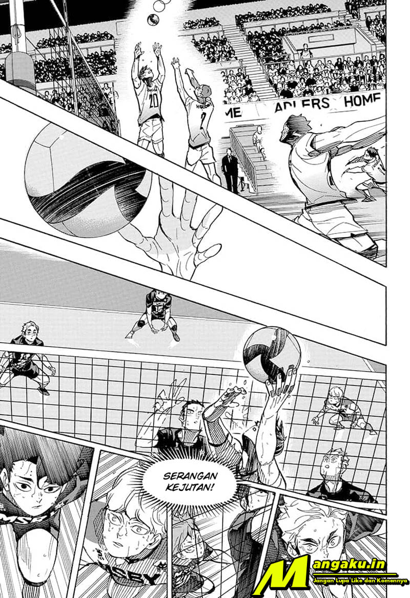 Haikyuu!! Chapter 399 - halaman 8