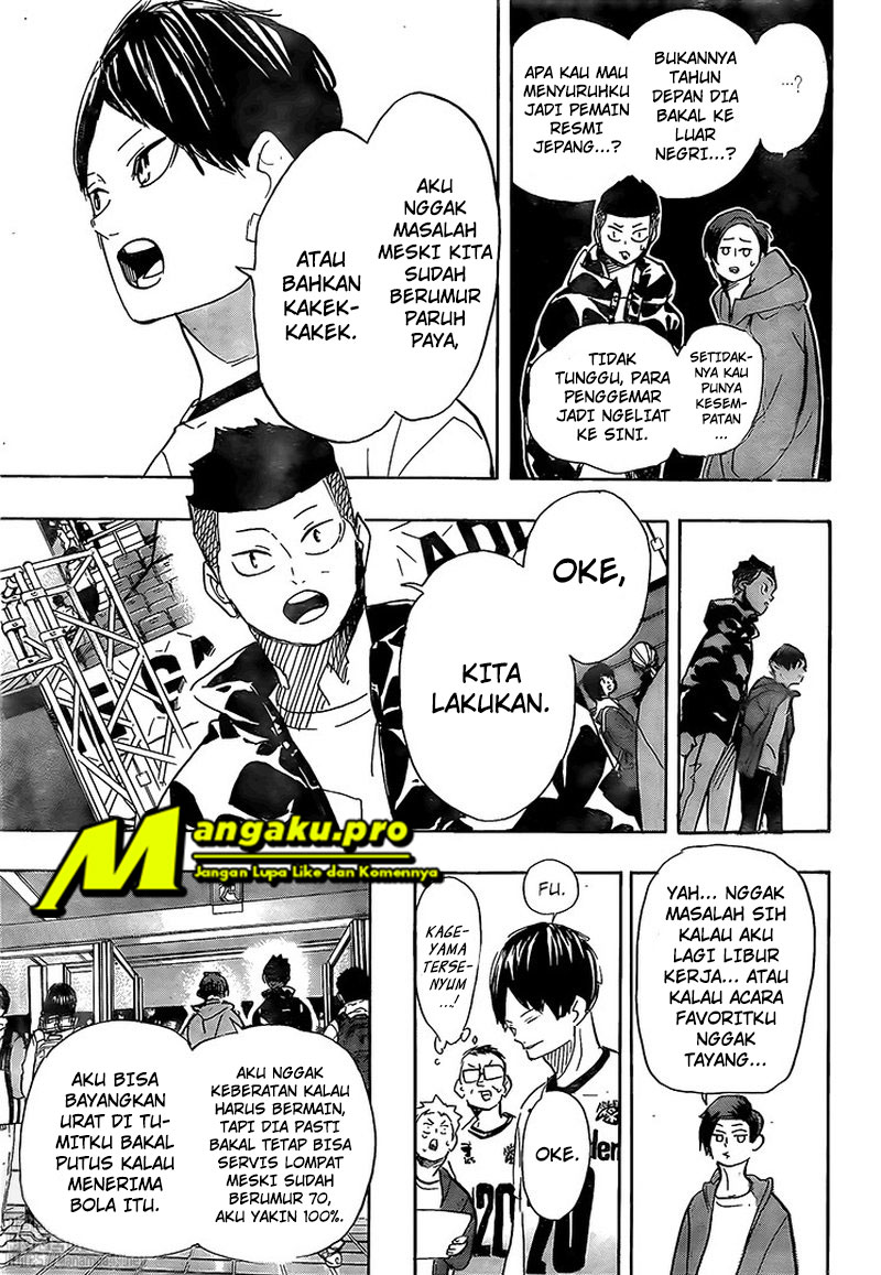 Haikyuu!! Chapter 401 - halaman 19