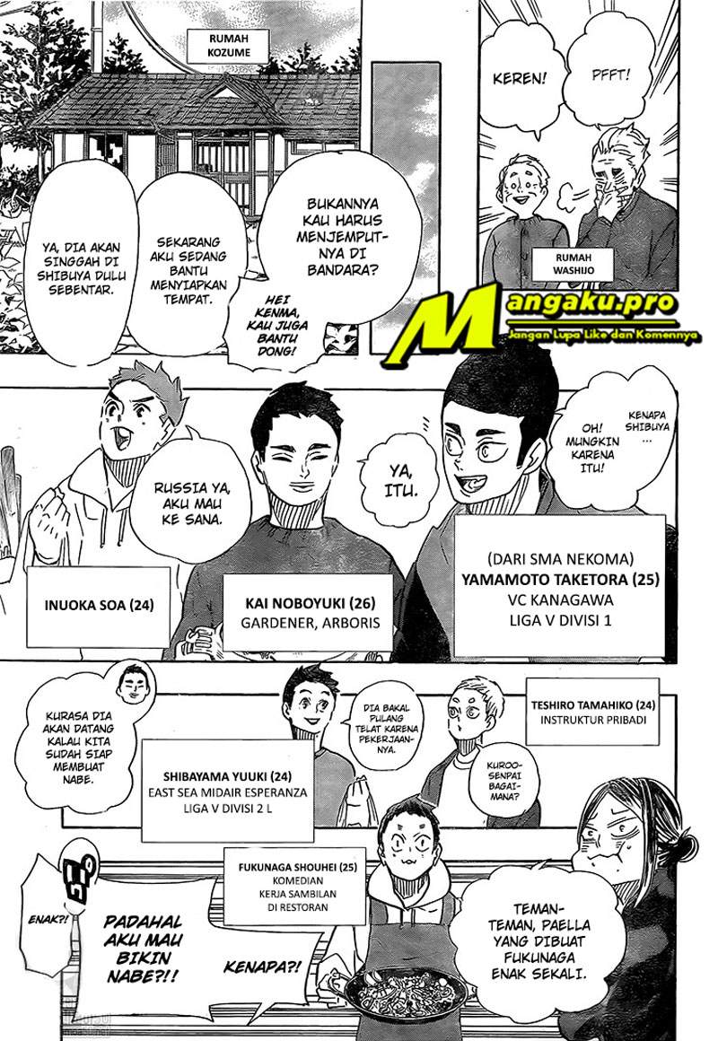 Haikyuu!! Chapter 402 - halaman 8