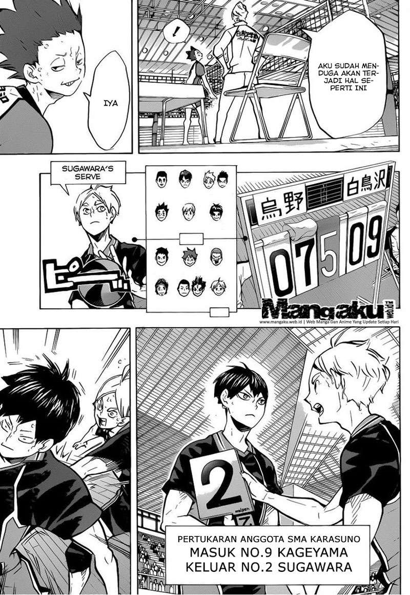 Haikyuu!! Chapter 180 - halaman 13