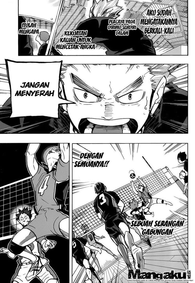 Haikyuu!! Chapter 180 - halaman 9