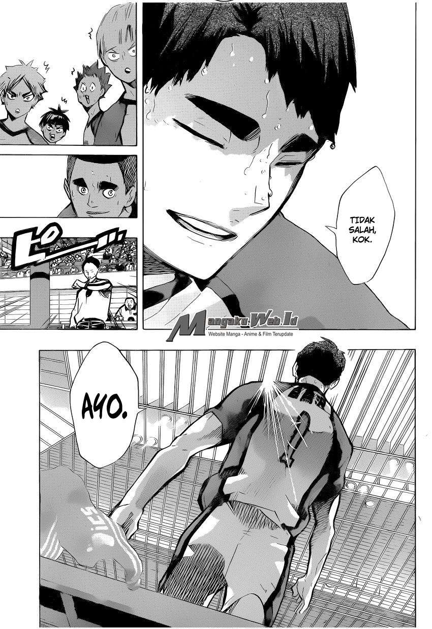 Haikyuu!! Chapter 185 - halaman 16