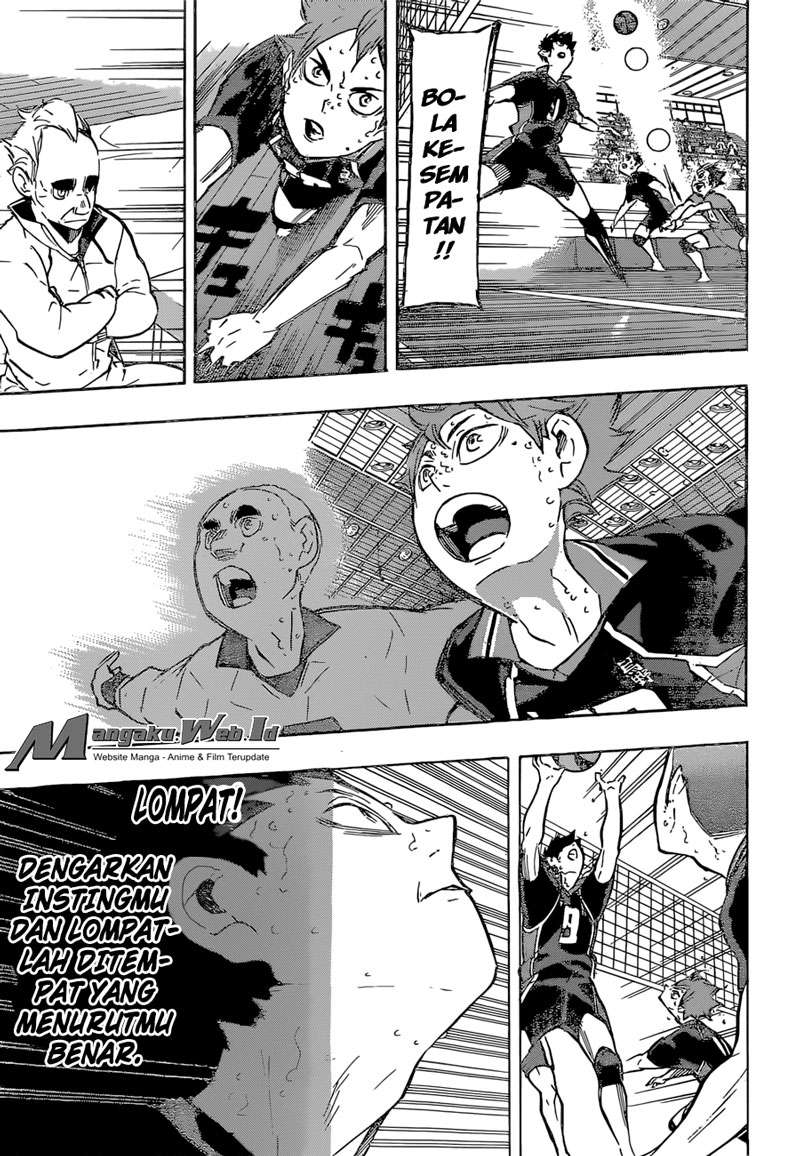 Haikyuu!! Chapter 186 - halaman 17