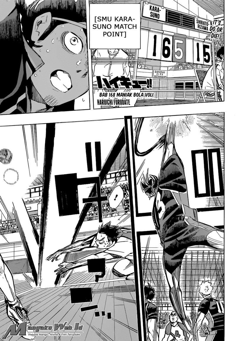 Haikyuu!! Chapter 186 - halaman 2