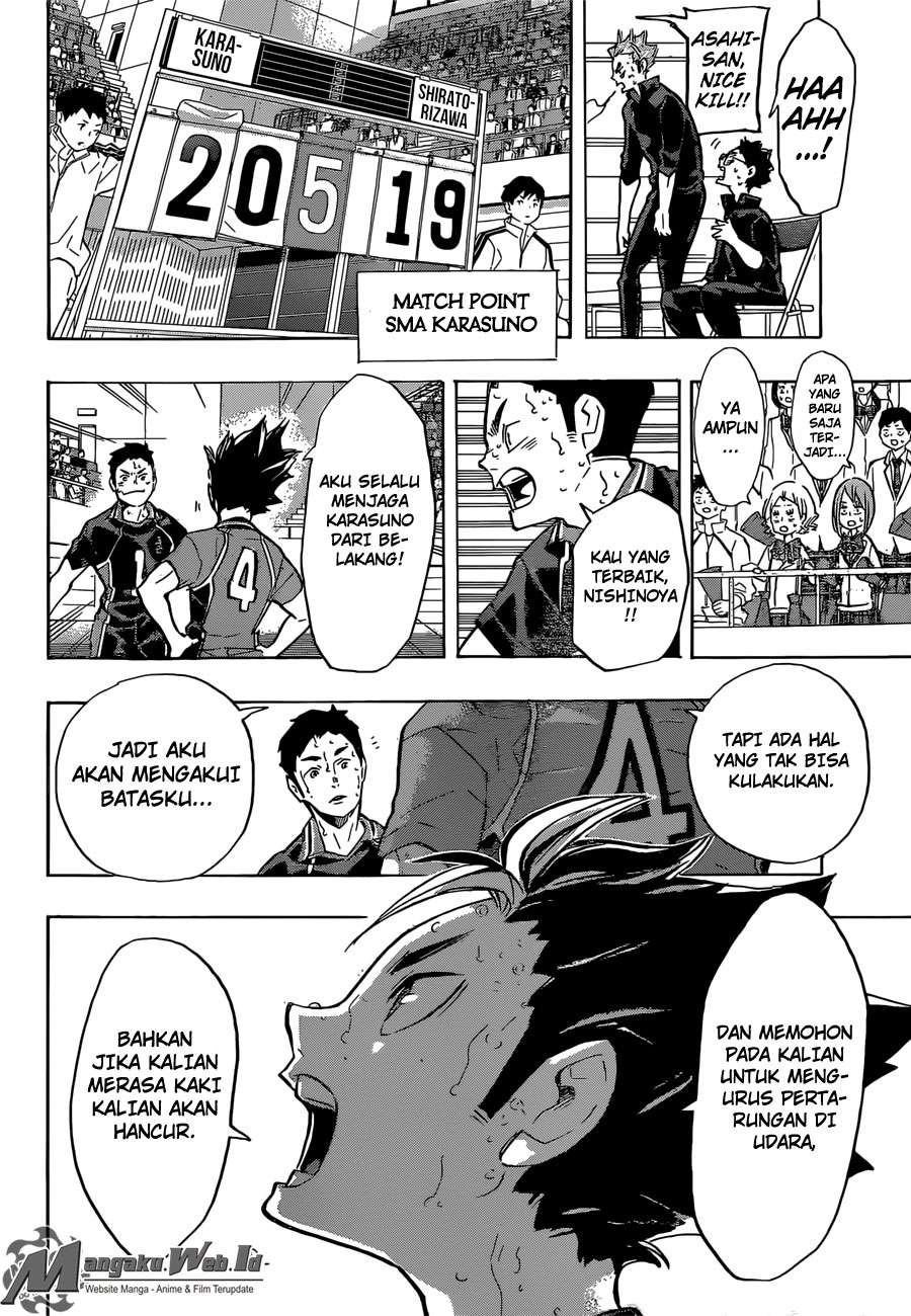 Haikyuu!! Chapter 187 - halaman 10