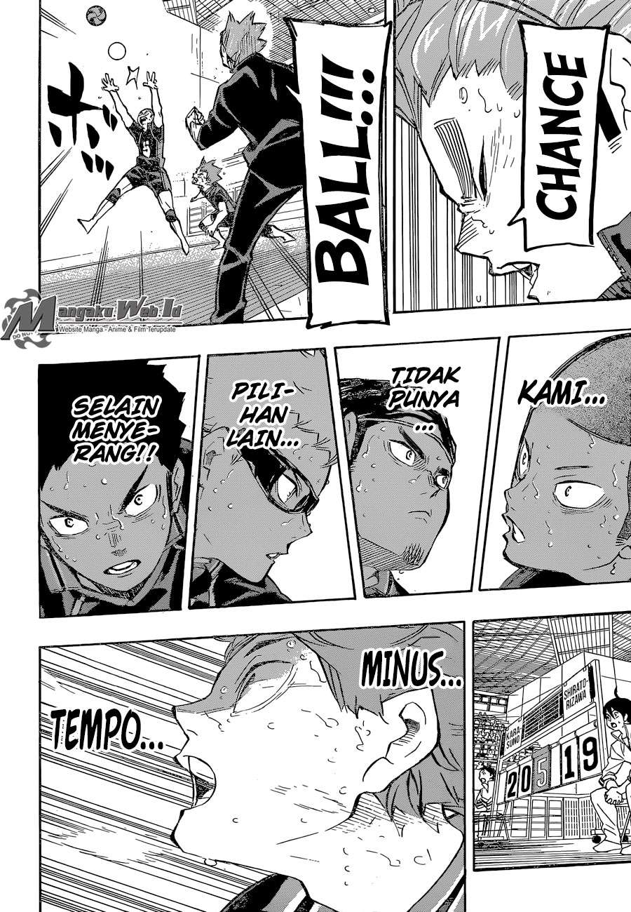 Haikyuu!! Chapter 187 - halaman 18