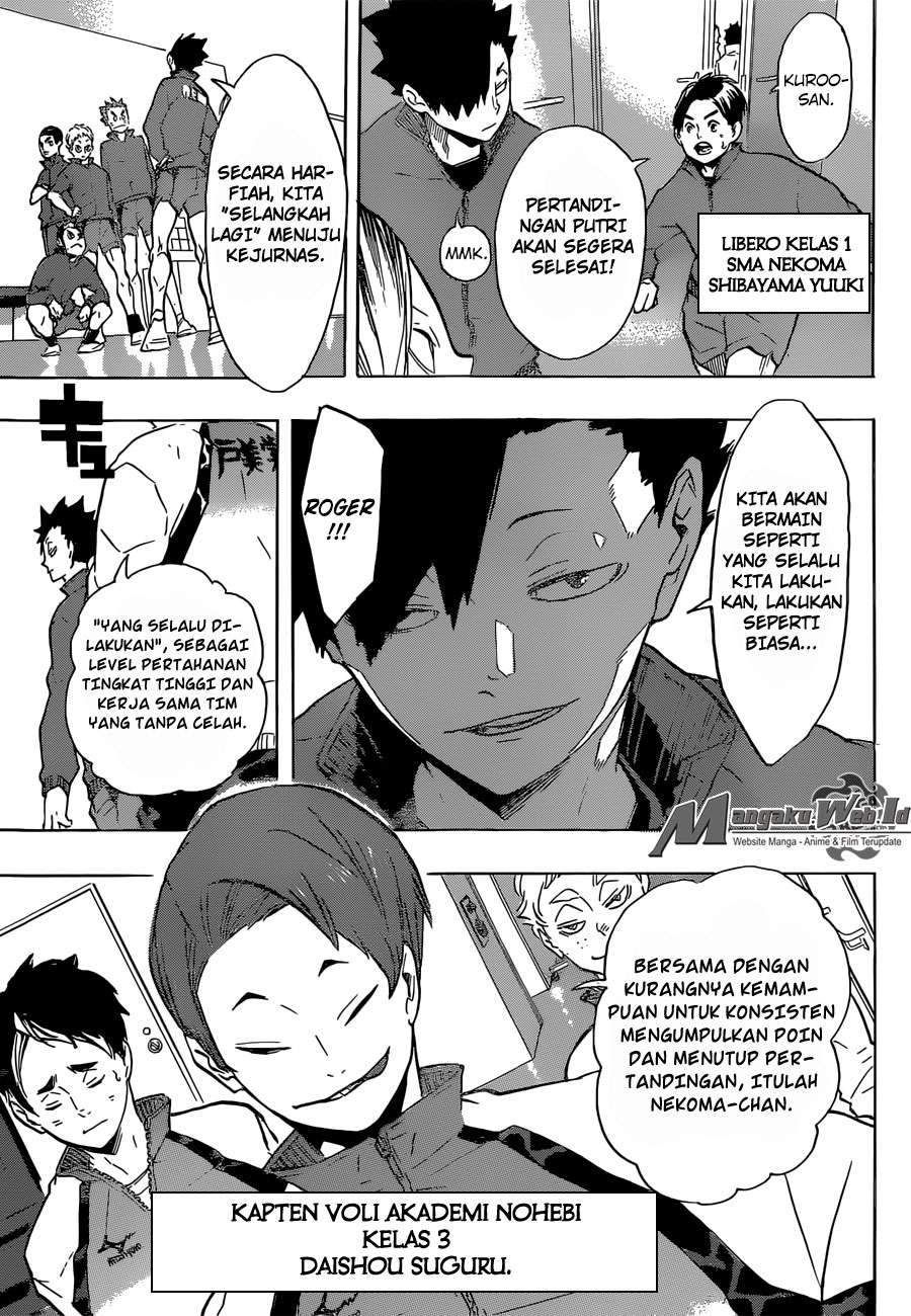 Haikyuu!! Chapter 190 - halaman 15