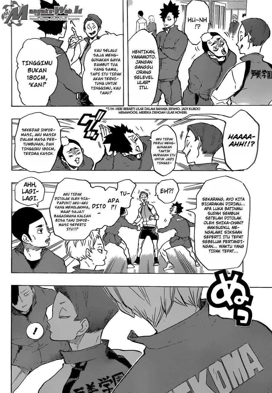Haikyuu!! Chapter 190 - halaman 16