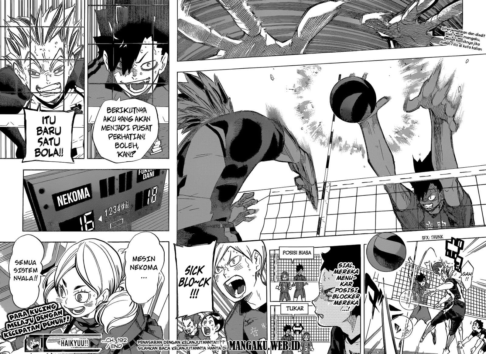 Haikyuu!! Chapter 192 - halaman 19